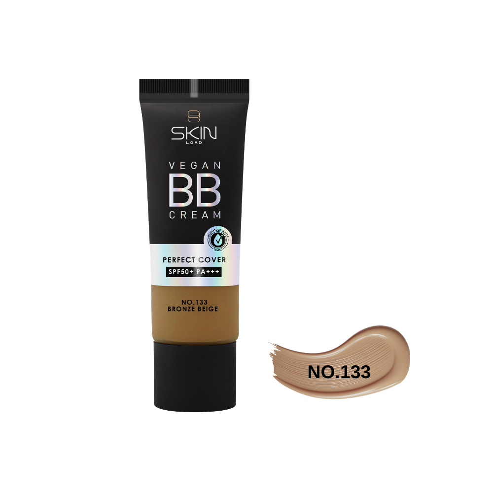 Skin Load Vegan BB Cream SPF50+ 133 Bronze Beige 25ml – tube front #133BronzeBeige