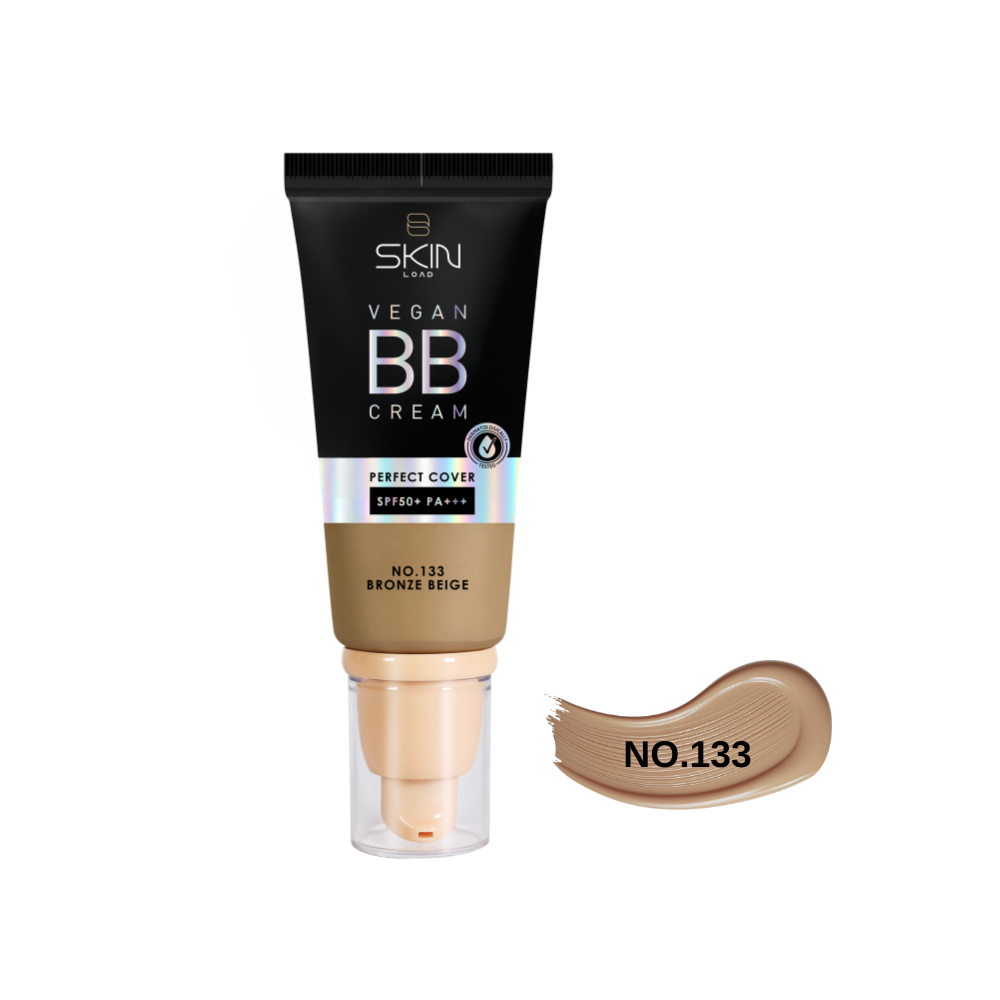 Skin Load Vegan BB Cream SPF50+ 133 Bronze Beige 55ml – tube front #133BronzeBeige