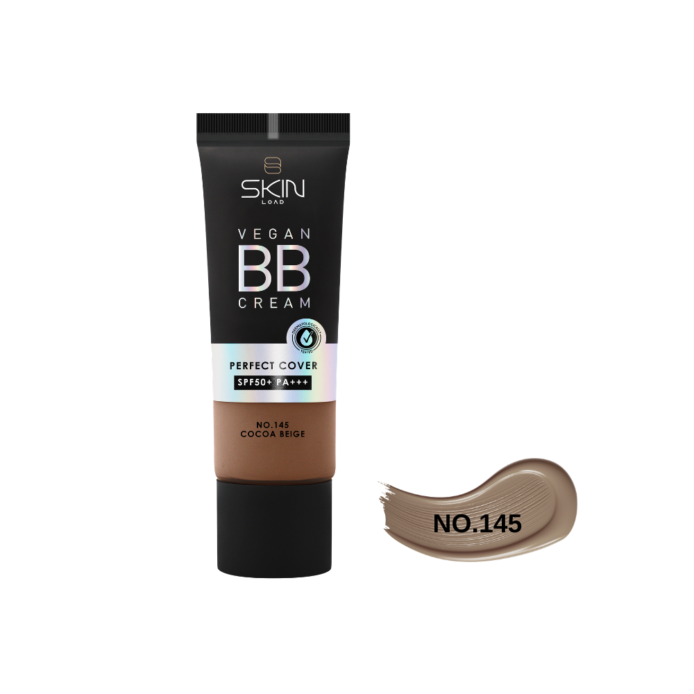 Skin Load Vegan BB Cream SPF50+ 145 Cocoa Beige 25ml – tube front #145CocoaBeige