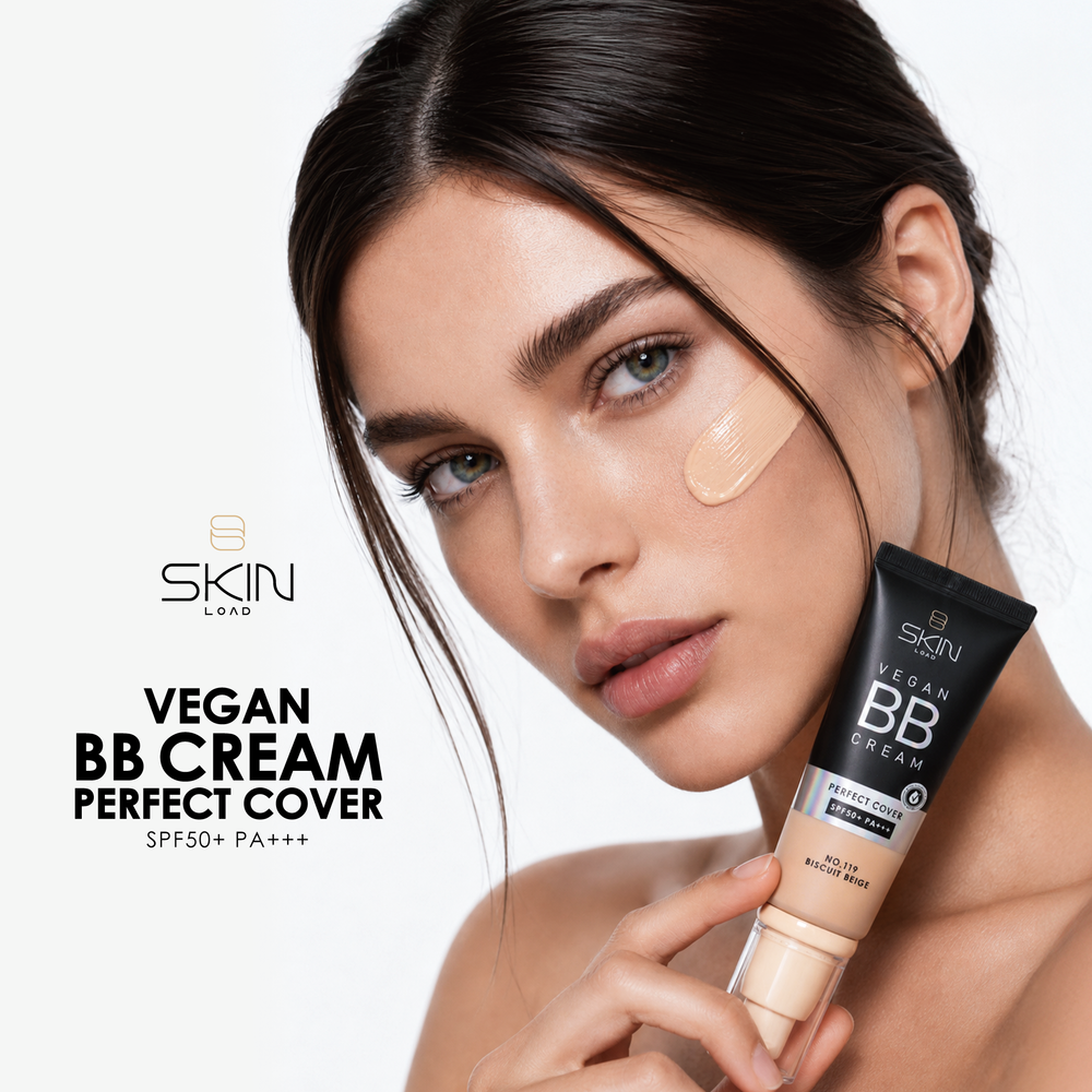 Skin Load Vegan BB Cream SPF50+ 119 Biscuit Beige 25ml – tube front #119BiscuitBeige