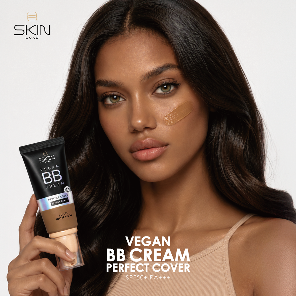 Skin Load Vegan BB Cream SPF50+ 141 Toffee Beige 25ml – tube front #141ToffeeBeige