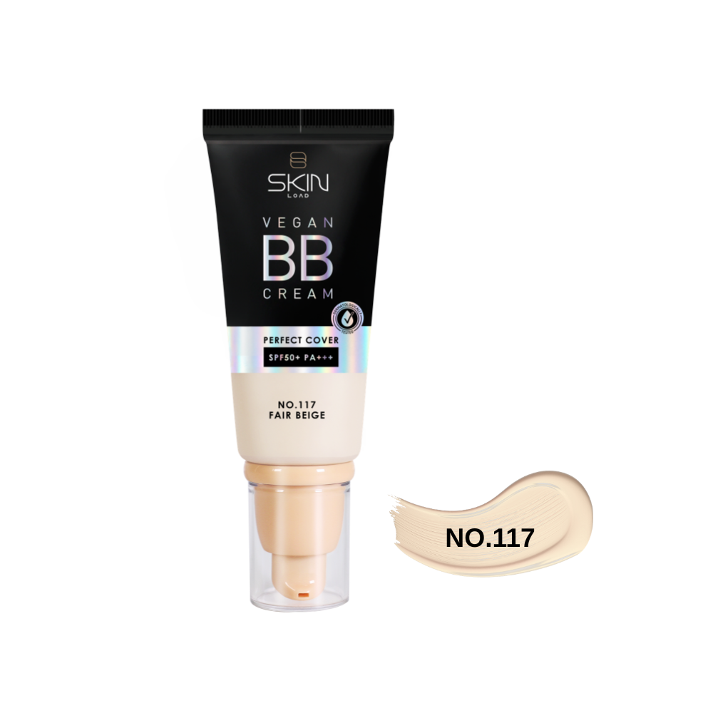 Skin Load Vegan BB Cream SPF50+ #117 Fair Beige 55ml – tube front